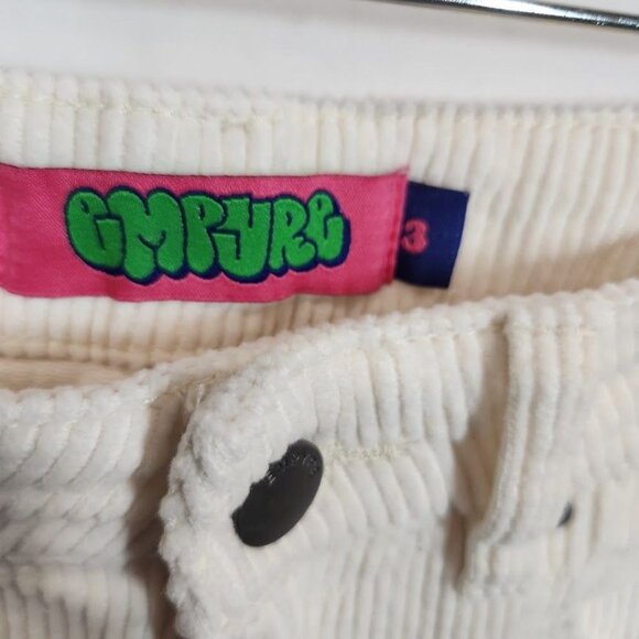 Empyre Tori Off-White Corduroy Skate Pants - Size 3 - Picture 11 of 12